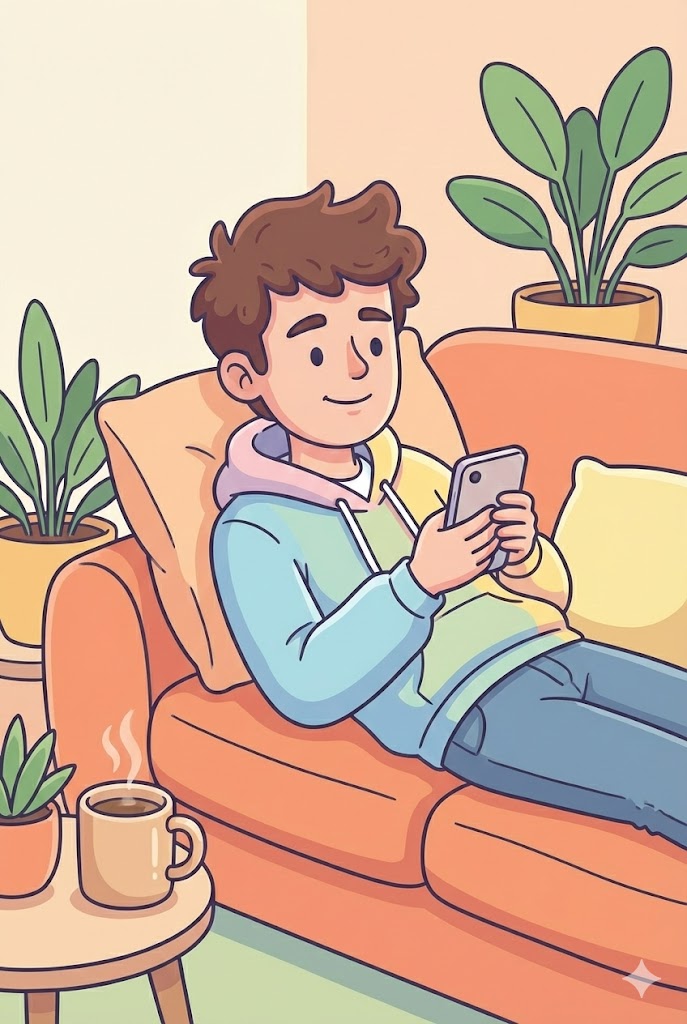 Kartun: tenang, kawalan dan fleksibel